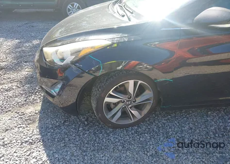 2014 Hyundai Elantra Limited z USA, uszkodzony, nr VIN 5NPDH4AE8EH460688